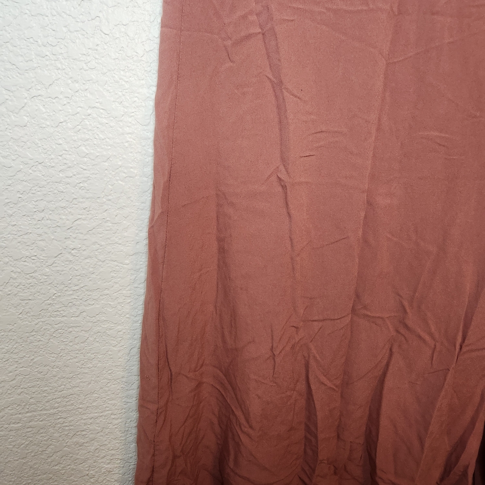 Figs Button-Front Shirt Dress in Dusty Rose - Picture 7 of 15